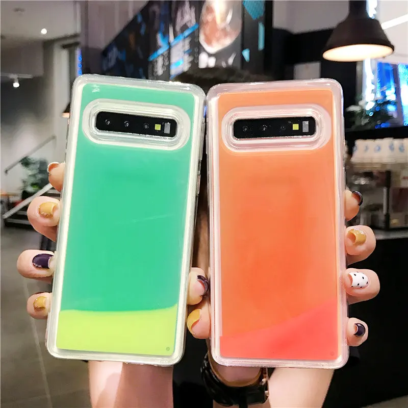Чехол для samsung note 10 pro S10 lite S9 plus S8 S7 A9 A750 8 6 J730 J530 J330 J8 J6 J4 светящийся | Мобильные