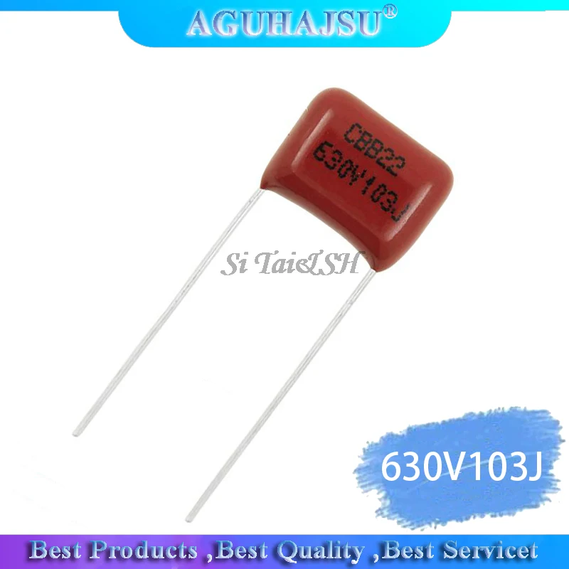 10 шт. 630V103J 0 01 мкФ шаг мм 10NF 630 в 103 CBB полипропиленовый пленочный