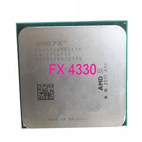Процессор AMD FX 4330 четырехъядерный процессор AM3 + 100% рабочий для настольного ПК