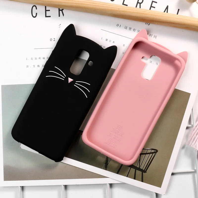 Чехол s для samsung Galaxy J4 J6 плюс J2 Pro J8 J3 J5 J7 чехол 3D чехол с рисунком кошки на samsung J2 J5 J7 Prime Funda