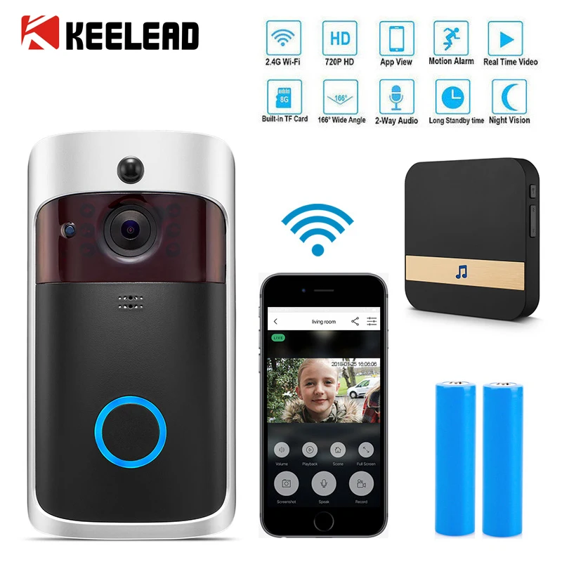 Умный IP видеосвязь wifi видео дверной телефон звонок M3 беспроводная камера Wi Fi для