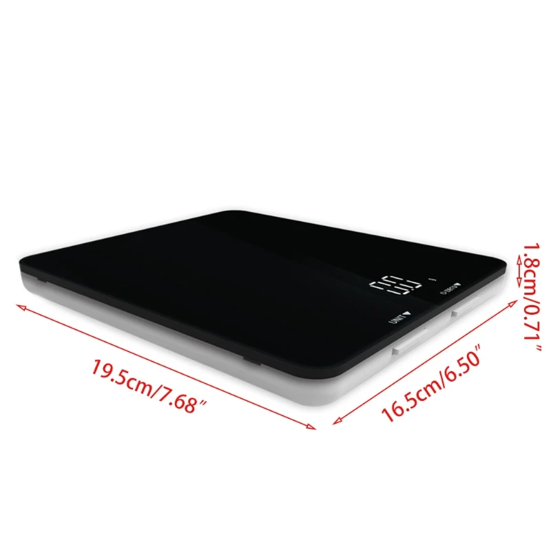 

MultiFunction Kitchen Food Scale Digital Display With Tare Function Precise LED