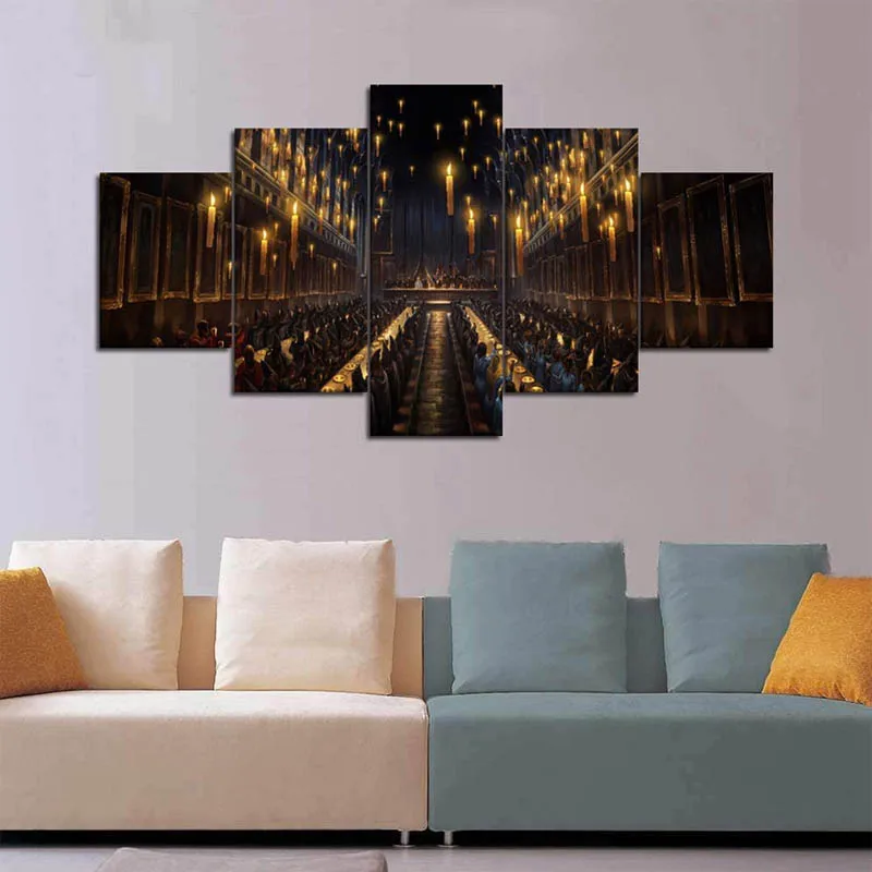 5D квадратная круглая Алмазная вышивка Волшебная школа мозаика распродажа мульти