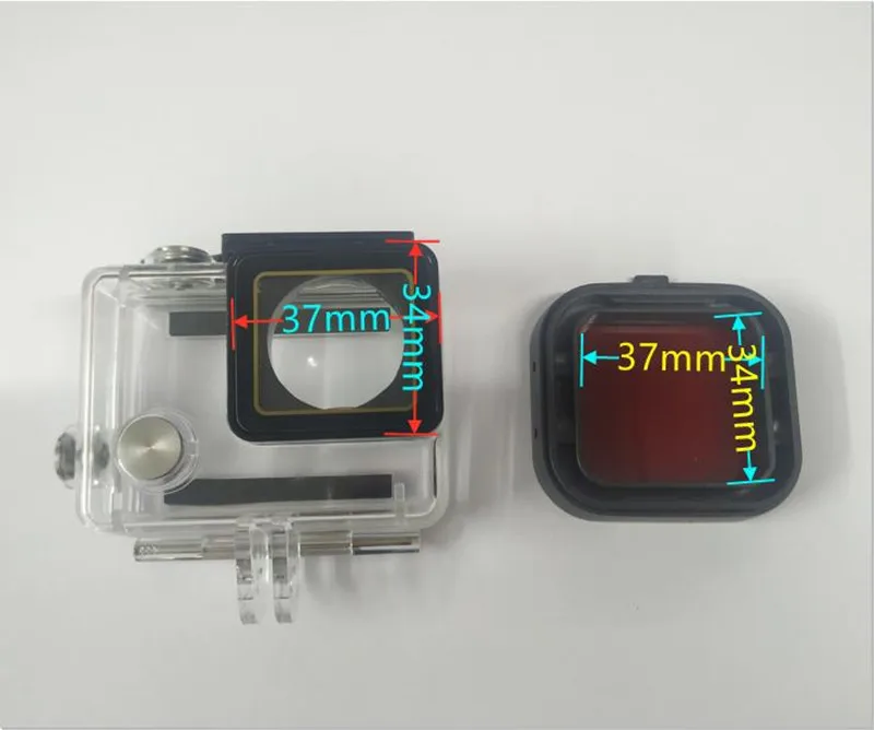 1 шт. цветной фильтр для дайвинга корпус объектива Gopro 3 + 4 водонепроницаемый