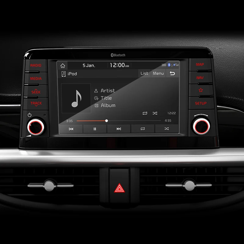 Стайлинг автомобиля для KIA Picanto Morning JA 2017 GPS-навигация стекло экрана защитная