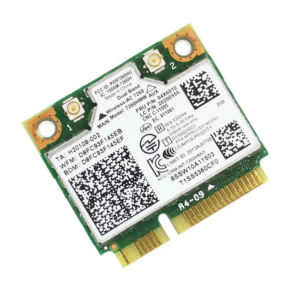 300m867m 2 4g5g 802 11acbgn for lenovo thinkpad for intel 7260hmw 7260ac wifibt bluetooth compatible 4 0 wlan card 04x6010 free global shipping