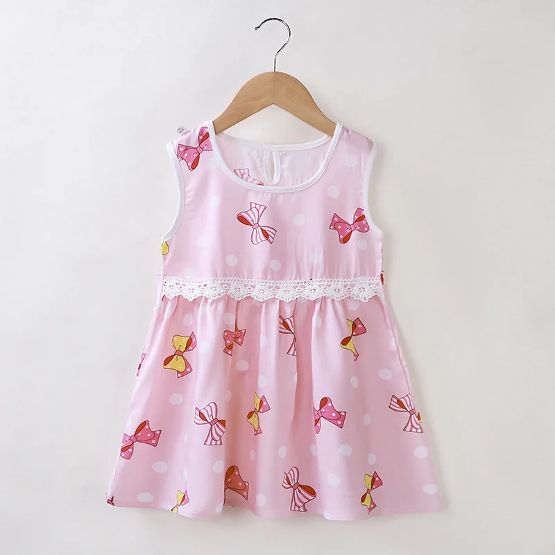 2019 платья для маленьких девочек летнее кружевное детское платье принцессы с