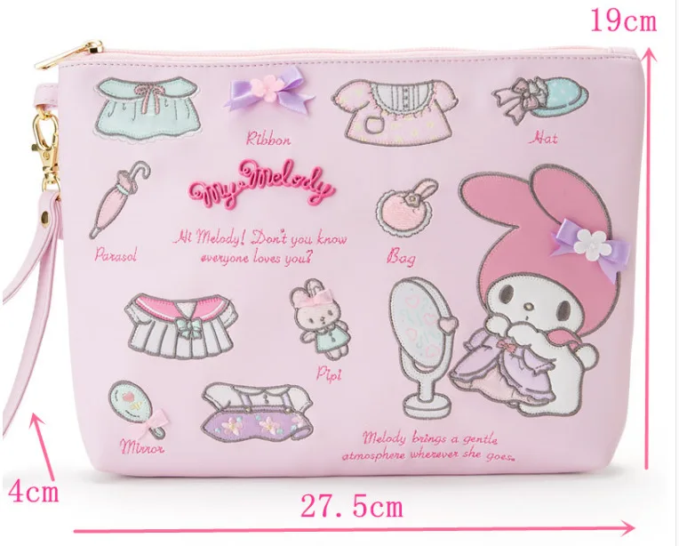 Новый креативный женский клатч My Melody женское платье из искусственной кожи