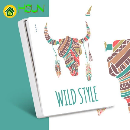 Тип 86 домашнее настенное животное арт переключатель розетка 1 2 3 4 банды способа