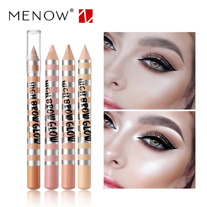 Menow P134, брендовый хайлайтер, карандаш для бровей, карандаш для бровей, усилитель бровей, стойкий, легко носить, контур, водостойкий макияж