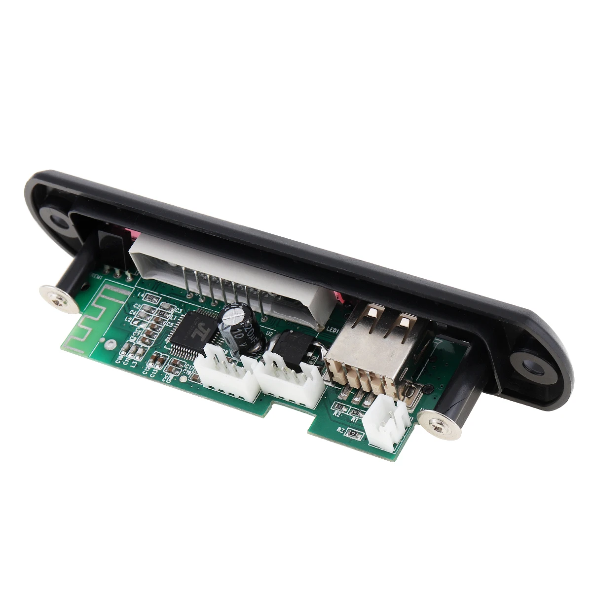 

VTF-108BT 5V Plug-in Card Audio Bluetooth MP3 Decoder with Color Flash Screen Support USB / SD / AUX Fit for Family Car / DVD