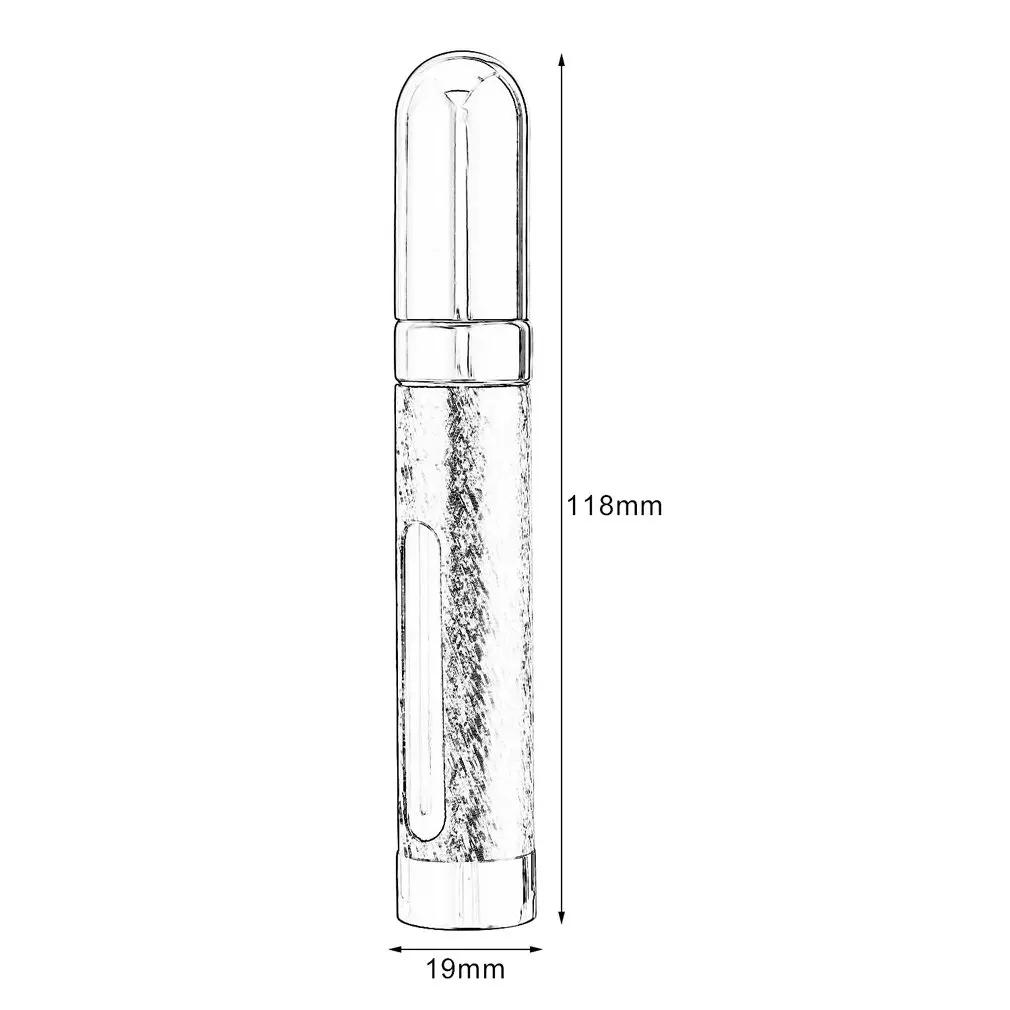 Портативный размер Модный Роскошный дорожный многоразовый мини флакон для духов