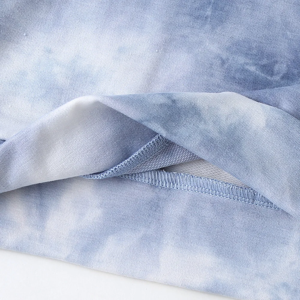 Детская одежда для мальчиков и девочек синий свитер с длинным рукавом капюшоном