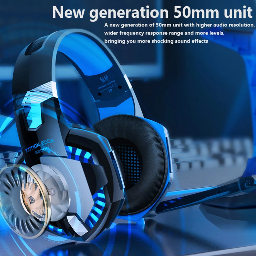 game headphones gaming headsets bass stereo over head earphone casque pc laptop microphone wired headset for computer ps4 xbox free global shipping