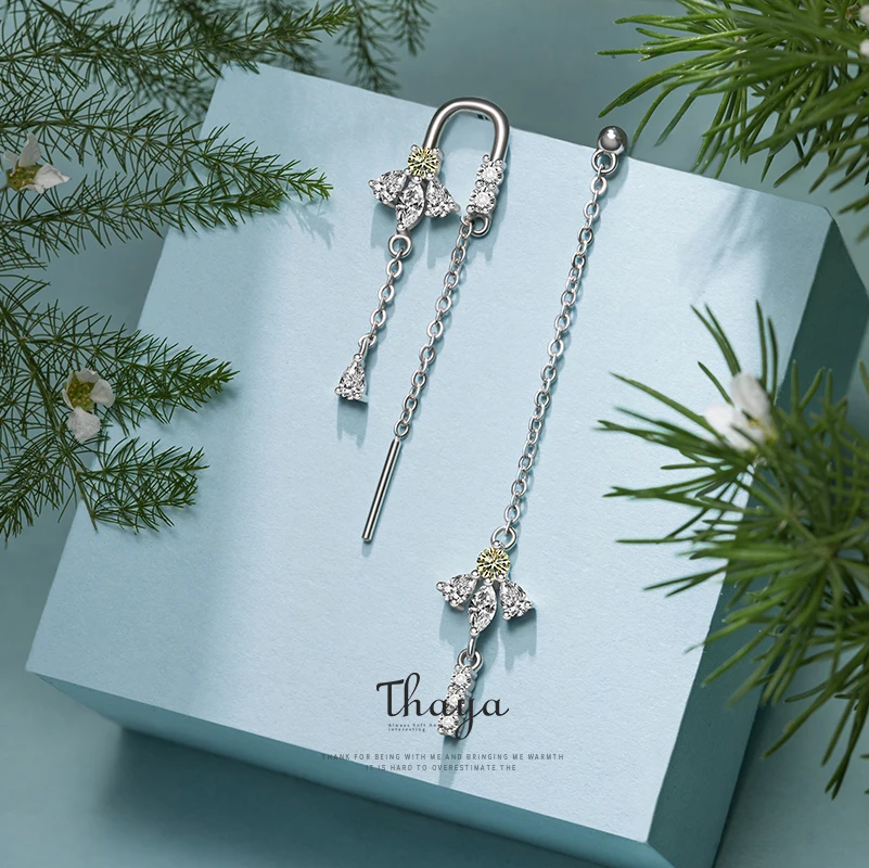 Thaya 100% Настоящее серебро 925 пробы оригинальные серьги-гвоздики с Пчелой и медом