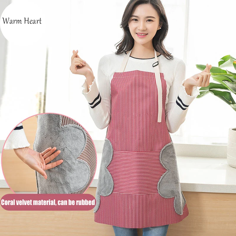 Женский фартук из водонепроницаемого материала Оксфорд регулируемый шейный