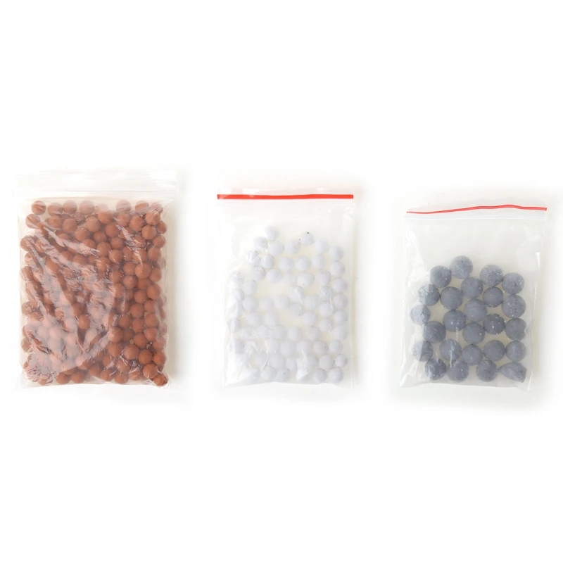 

3Bags Energising Filter Beads For Bathroom Handheld Water-saving Shower SPA Tool