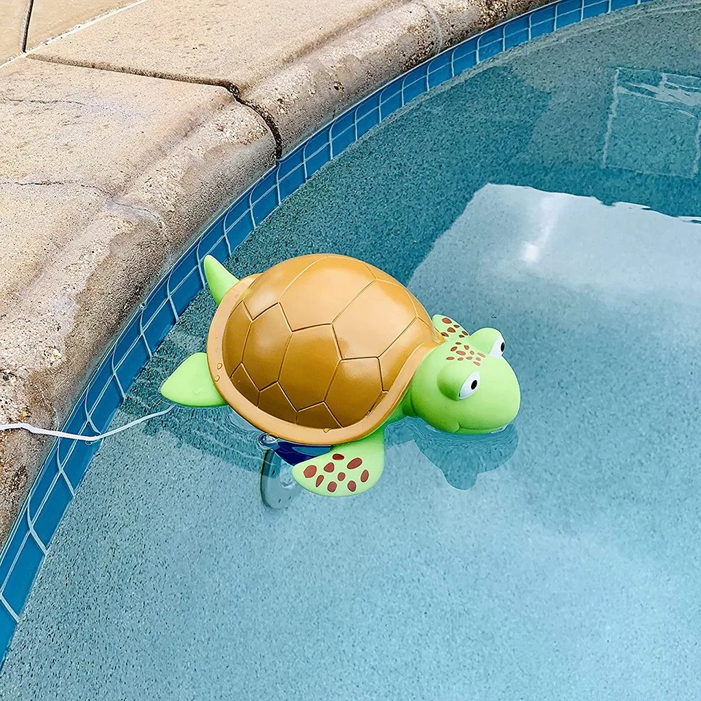 

Cute Creative Swimming Pool Chlorine Dispenser Pool Supply Town Floating Chlorine Bromine Tab Dispenser Adjustable Dispenser L*5