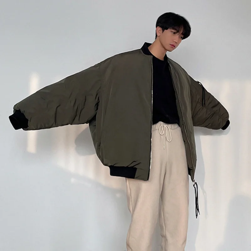 

Куртка-пилот SYUHGFA Мужская зимняя, утепленная стеганая куртка на молнии, пиджак свободного покроя из 2022 хлопка