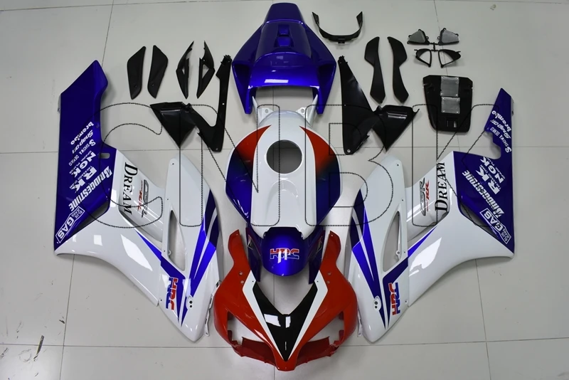 CBR 1000RR 04 обтекатель Fireblade Красный Белый Синий Пластиковые обтекатели для Honda Cbr1000 RR
