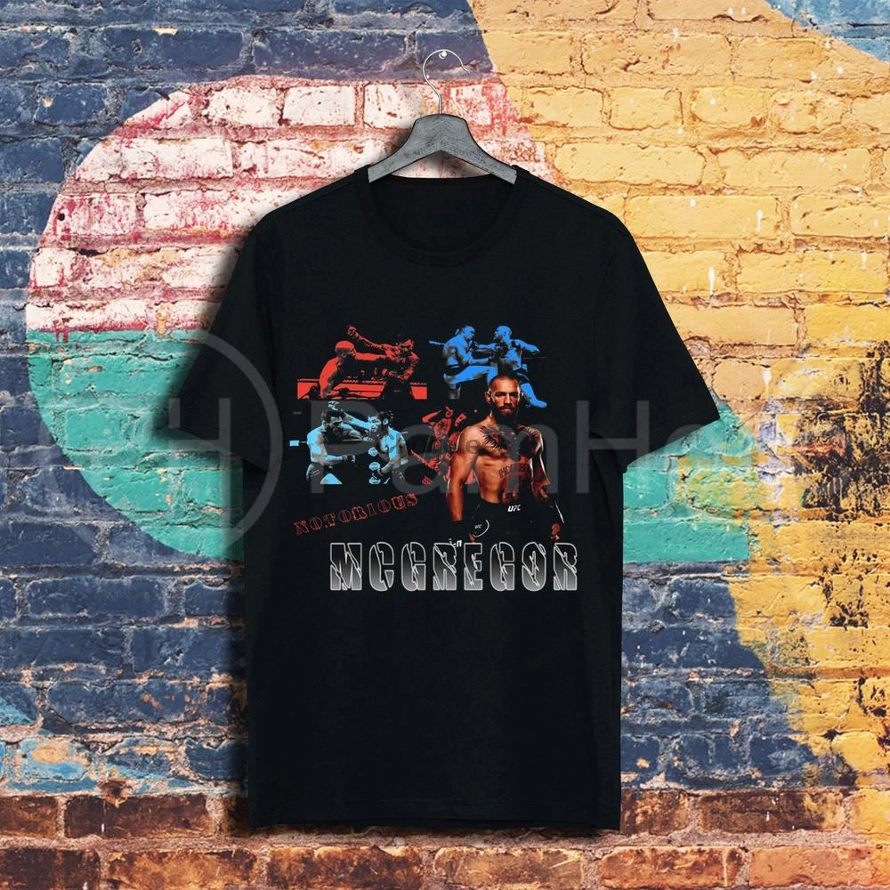 Футболка Мужская/Женская винтажная в стиле ретро с принтом Коннора Макгрегора -