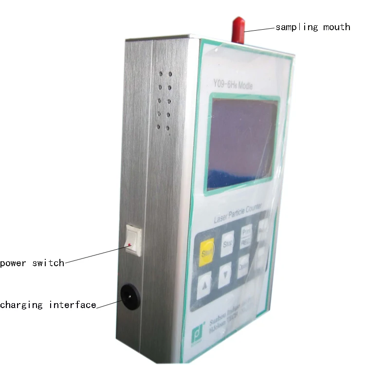 

Production Continuously Working Time 6h Portable Airborne Particle Counter Handheld