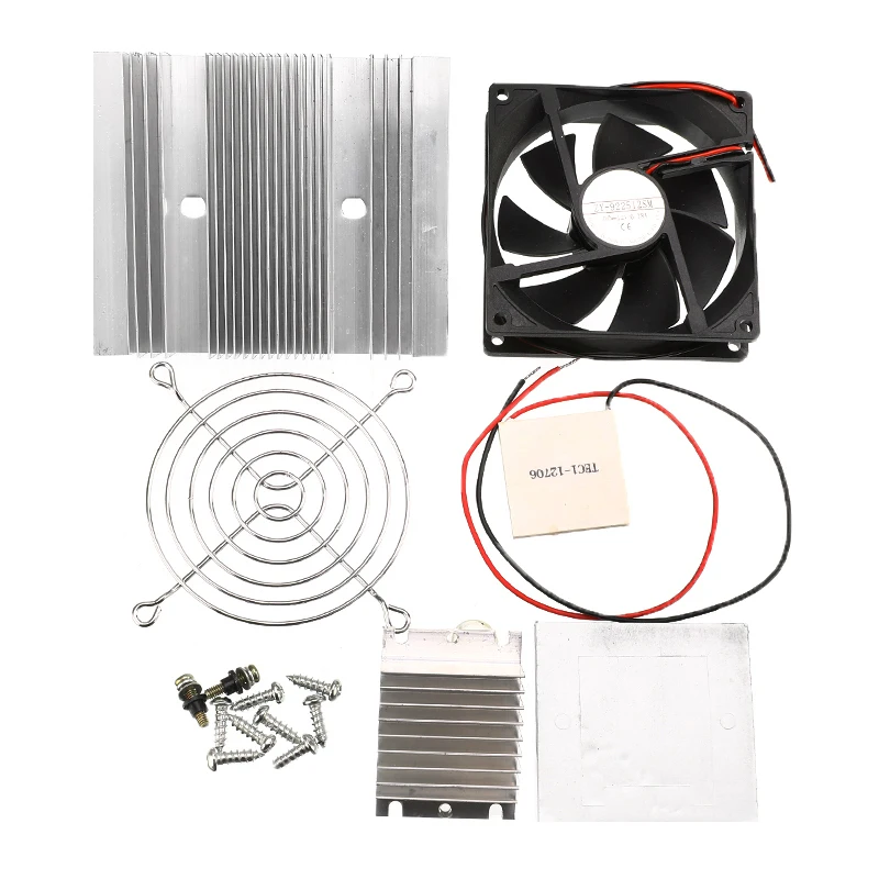 

1PC DC 12V Semiconductor Air Conditioner Cooling System DIY Kit Thermoelectric Cooler Refrigeration 40x40x2.6mm