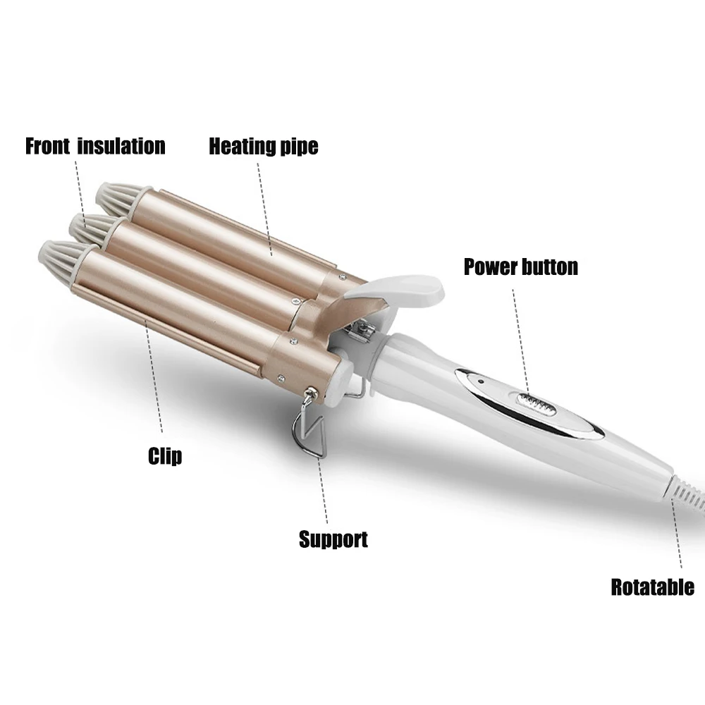Щипцы для завивки волос профессиональные электрические керамические щипцы с