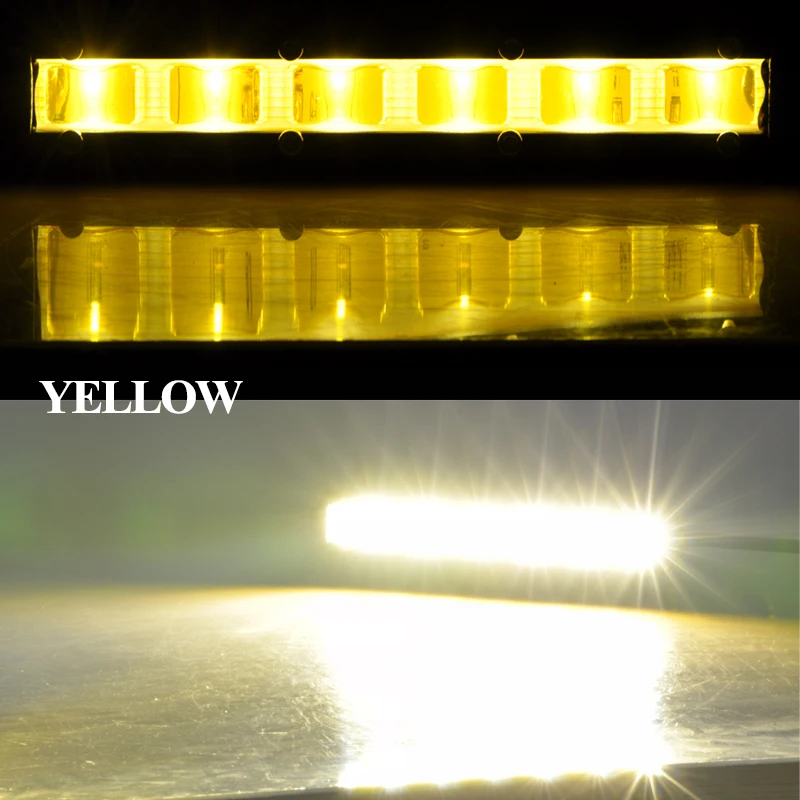 VISORAK 7 &quot18 Вт Тонкий внедорожный светодиодный светильник бар внедорожников