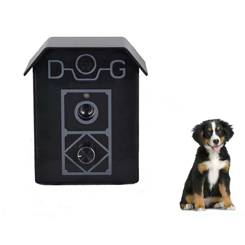 

2020 Pet Outdoor Bark Stopper Stop Barking Devices Ultrasonic Dog Puppy Anti Bark Control System Hanging Products Training