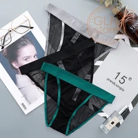new mesh lace triangle sexy fresh breathable womens cotton comfortable underwear comfortable wide waist hollow design
