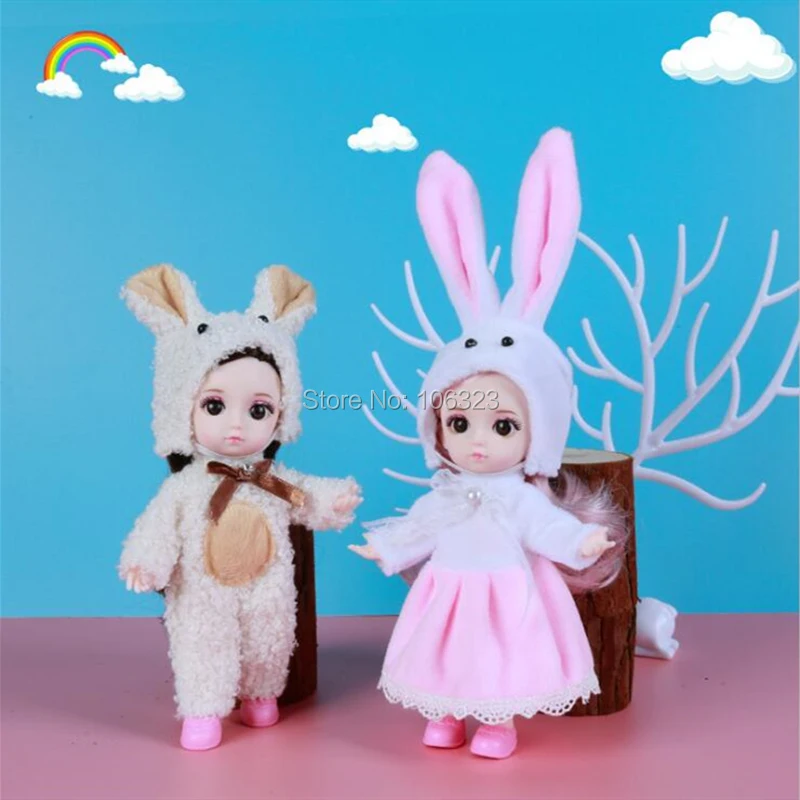 Миниатюрные куклы принцессы-животные 6 дюймов детская тканевая