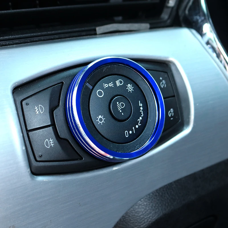 QHCP Крышка для фар на кнопках кольцо из алюминиевого сплава головная лампа