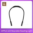 Переносной светодиодный фонарик Xiaomi OPPLE для чтения, ночники для чтения с зарядкой от USB, теплый белый свет, 4000 к, гибкий переносной фонарик