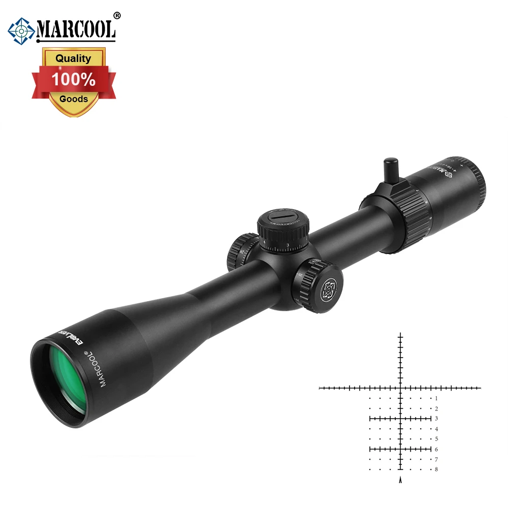 MARCOOL EVV 4 16x44 HD FFP тактическая винтовка для стрельбы охоты снайпера коллиматорного