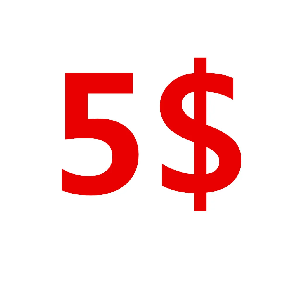 5 долларов США за дополнительную стоимость доставки.| |