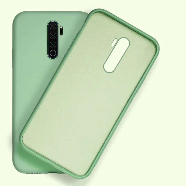 Light Green Чехол для Xiaomi Redmi Note 8 Жидкая силиконовая Резина мягкий чехол для Redmi Note 8 Pro Explorer противоударные телефонные чехлы Coque чехлы - Цвет: Light Green