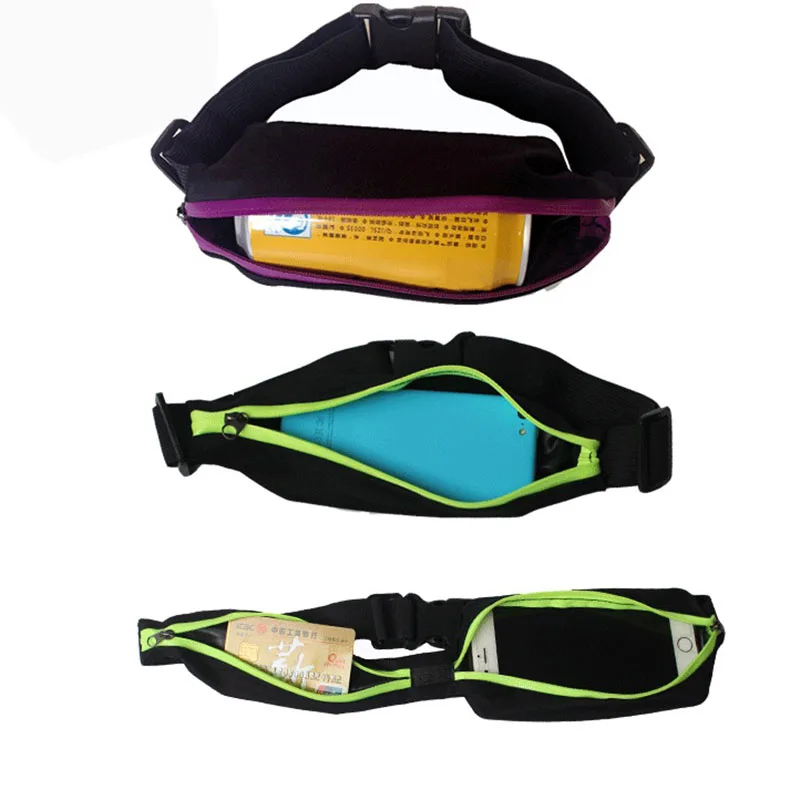 

Portable Cycling Running Waist Bag Waterproof Anti-theft Mobile Phone Holder Waist Belt Belly Bag Gym Outdoor Sport Fitness Bag