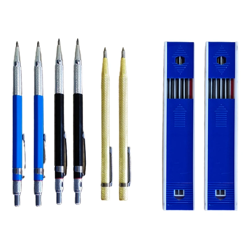 

57BB Carpenter Automatic Lead Pen 2.0mm Woodworking Scriber Marking Kit for Ceramics