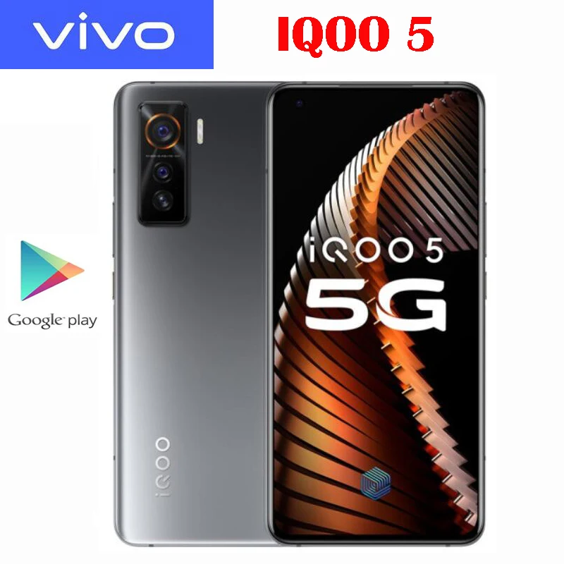 Смартфон VIVO IQOO 5 5G KPL Snapdragon 865 6 56 дюйма 120 Гц частота обновления экрана 4500 мАч 55