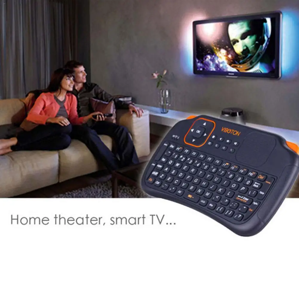 Беспроводная клавиатура 2 4 ГГц мини игровые клавиатуры для ПК/Pad/Andriod/Google TV Box