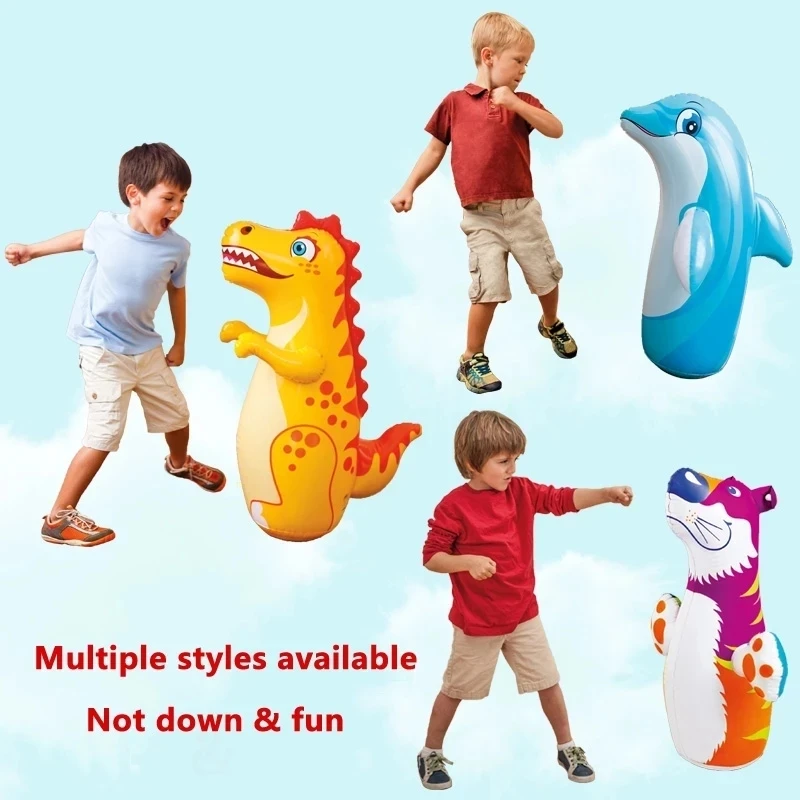 

Inflatable tumbler toy 0-5 year old baby baby large educational toy inflatable animal toy