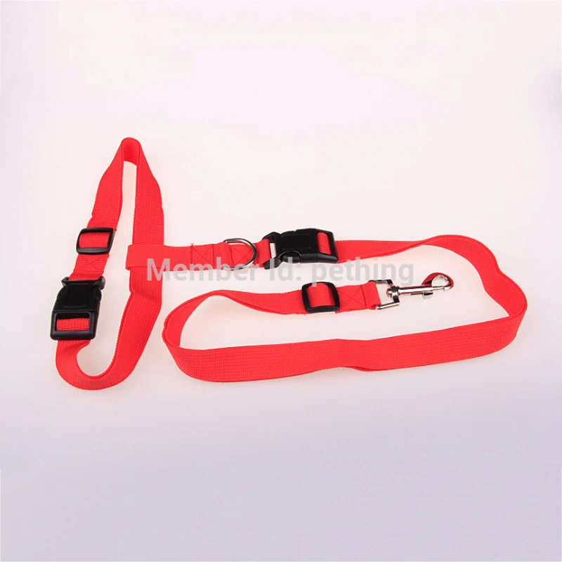 Поводок для собак нейлоновый спортивный поводок прогулок и бега цвет зеленый