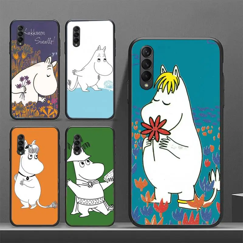 

Moomintroll Cartoon Cute Phone Case for Galaxy J2pro J4 J5 J6 J7 J5prime J72016 J82018 M10 M20 M30 funda Cover