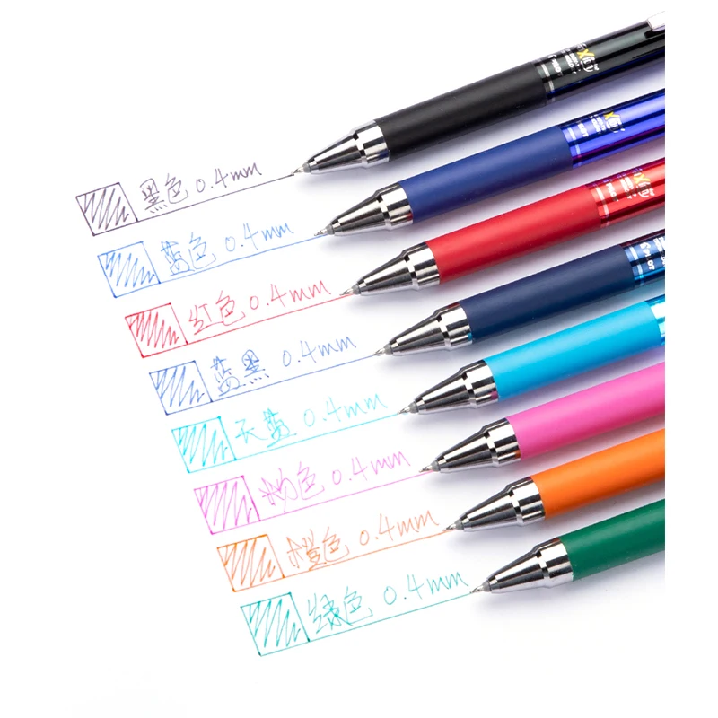 PILOT new Frixion erasable gel pen 8-color/3-color set LTPK-25S4 0.4mm metal clip writing smooth and colorful | Канцтовары для