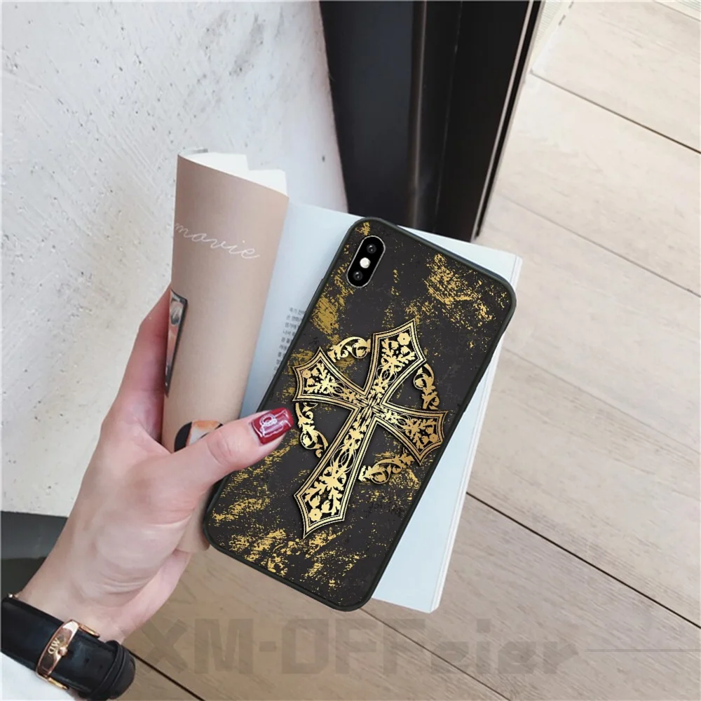 LJHYDFCNB христианский крест Новое поступление чехол для телефона iphone 5 5s 5C SE 6 6s 7 8 plus X