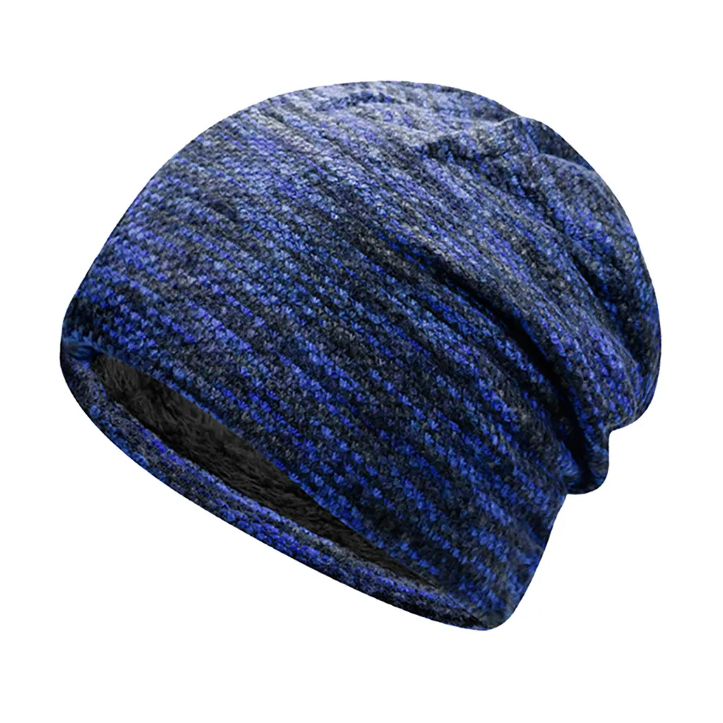 Корейский стиль унисекс смешанный цвет пуловер и шапка теплая шерстяная уличная