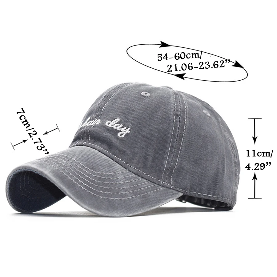 Бейсболка с вышивкой Bad Hair Day для мужчин и женщин регулируемая Снэпбэк Кепка из