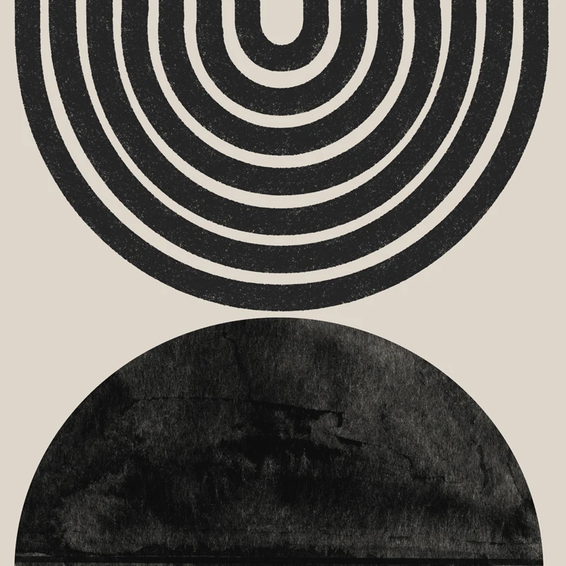 Modern Geometric Rainbow Poster Mind Century Wall Art Canvas Print Boho Decoration Painting Pictures Living Room Home Decor | Дом и сад