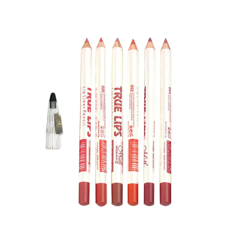 Набор карандашей для губ набор из 6 матовых ручек помады водонепроницаемые